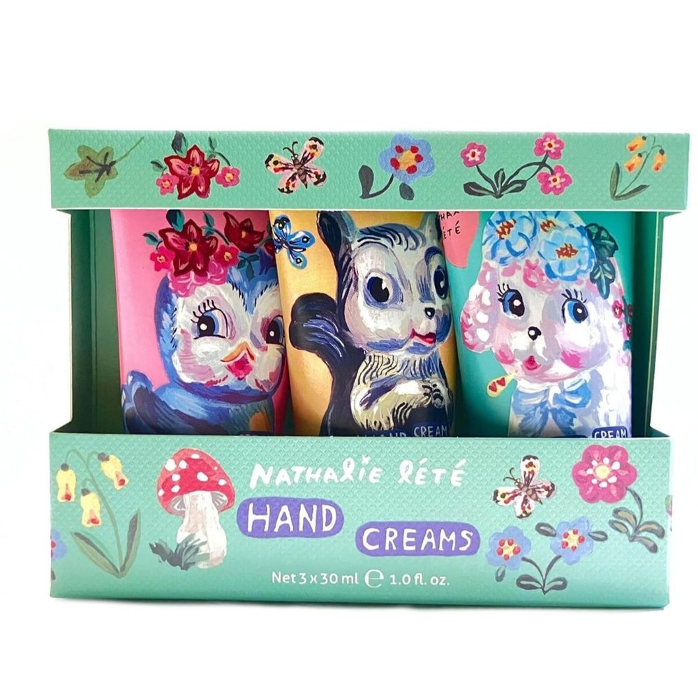 Heathcote & Ivory Nathalie Lete 3pc Hand Creams Gift Set For Women